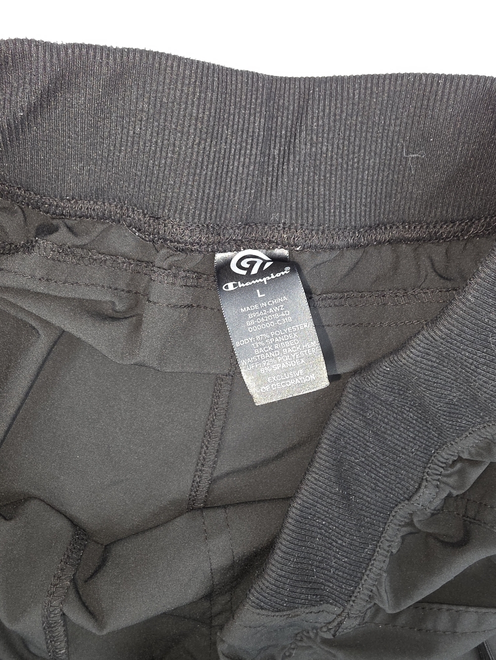 C9 by Champion Women's Black Drawstring Cargo Jogger Pants Size Large AR-3411 - Picture 6 of 8